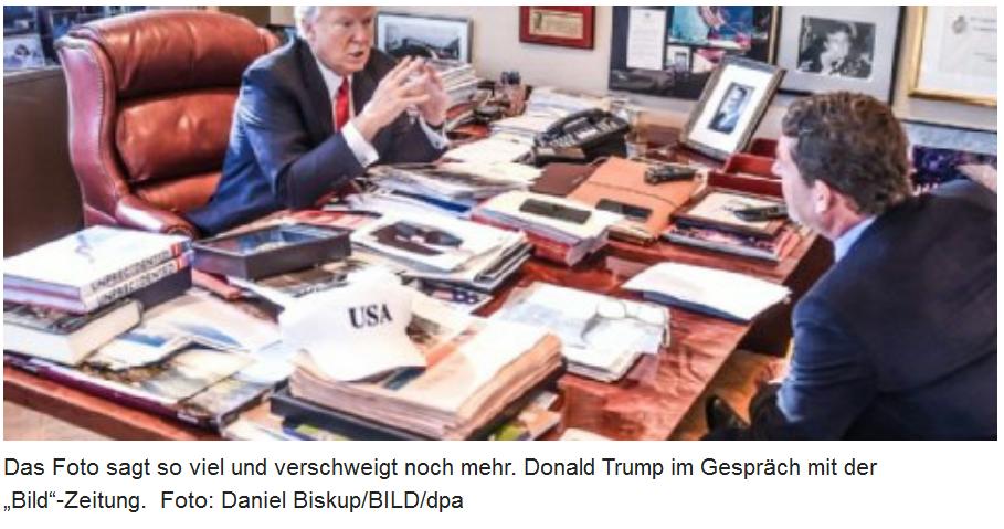 Trumps Schreibtisch
