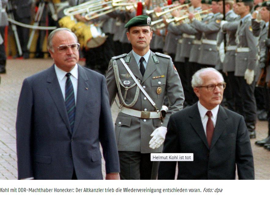 Kohl und Honecker